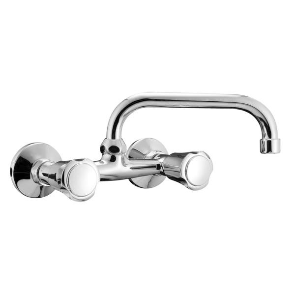 <span style="color: #ff0000; font-size: 24px;font-weight:600;">Art. BO1003/U</span><br> GRUPPO LAVELLO A PARETE IN OTTONE CON CANNA “U” Ø 18 - SERIE SOLE
