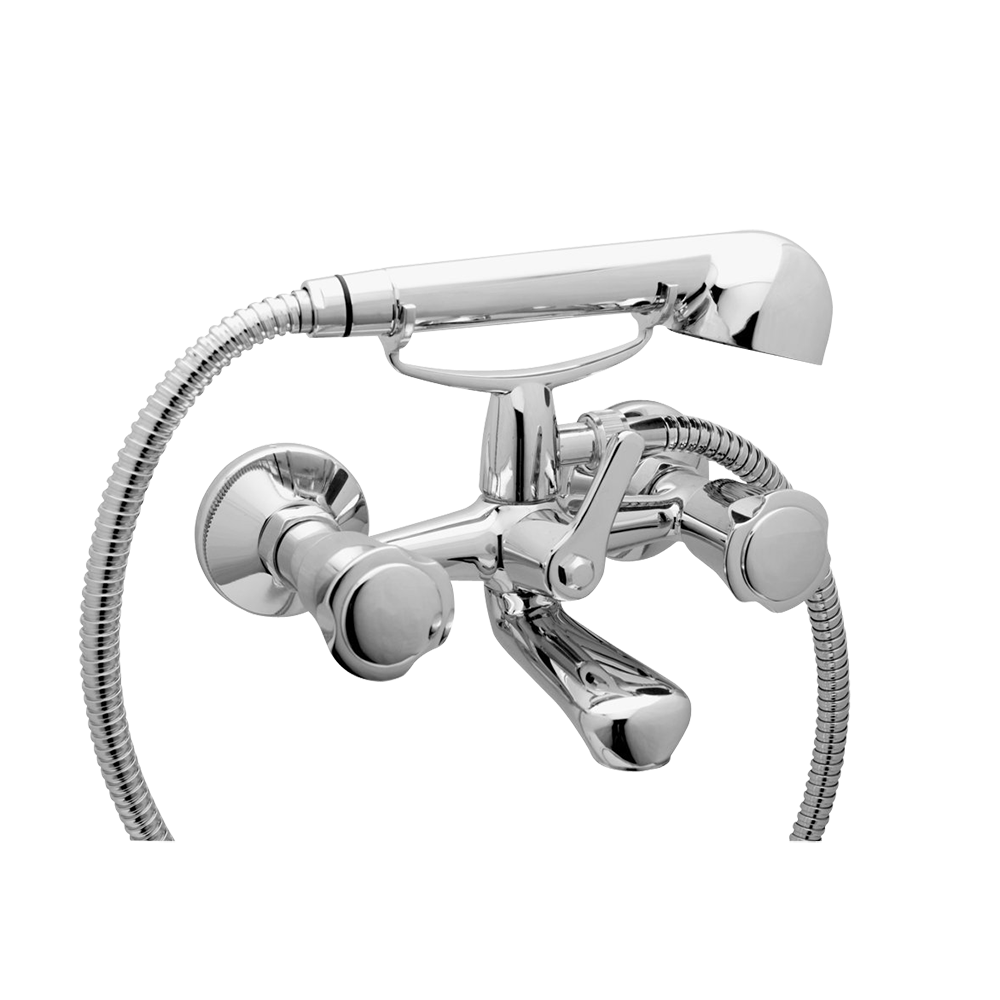 <span style="color: #ff0000; font-size: 24px;font-weight:600;">Art. BO1001</span><br> BATH AND SHOWER MIXER WITH FLEX HOSE CM. 150 AND HAND SHOWER - SERIE SOLE