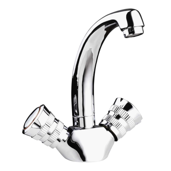 <span style="color: #ff0000; font-size: 24px;font-weight:600;">Art. BO2020</span><br> SINGLE-HOLE SINK MIXER WITH POP-UP WASTE 1”1/4 WITH SWIVEL CASTED SPOUT - SERIE TREVI