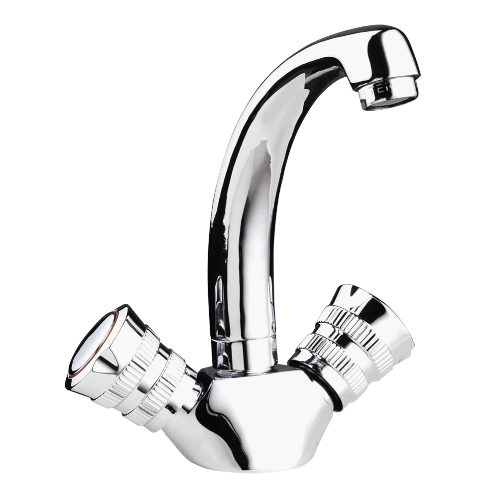 <span style="color: #ff0000; font-size: 24px;font-weight:600;">Art. BO2020</span><br> SINGLE-HOLE SINK MIXER WITH POP-UP WASTE 1”1/4 WITH SWIVEL CASTED SPOUT - SERIE TREVI