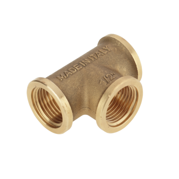 <span style="color: #ff0000; font-size: 24px;font-weight:600;">Art. 790</span><br> BRASS “T” FEMALE/FEMALE/FEMALE