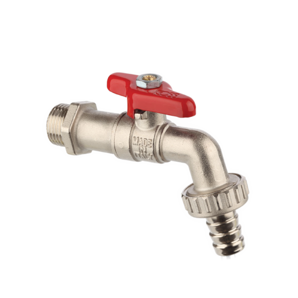 <span style="color: #ff0000; font-size: 24px;font-weight:600;">Art. 83</span><br> BRASS HOSE BALL BIBCOCK WITH WING HANDLE