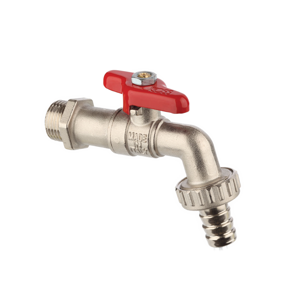 <span style="color: #ff0000; font-size: 24px;font-weight:600;">Art. 83</span><br> BRASS HOSE BALL BIBCOCK WITH WING HANDLE