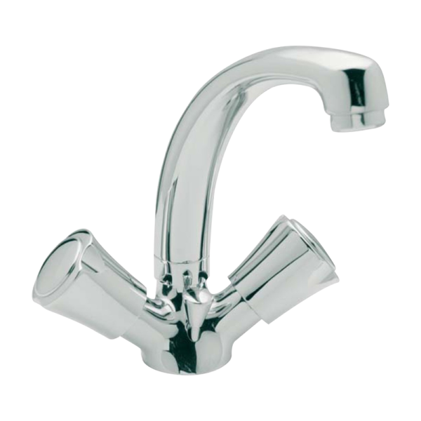 <span style="color: #ff0000; font-size: 24px;font-weight:600;">Art. BO1020</span><br> SINGLE-HOLE WASH BASIN MIXER WITH POP-UP WASTE 1”1/4 SWIVEL CASTED SPOUT - SERIE SOLE