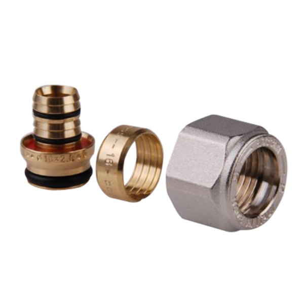<span style="color: #ff0000; font-size: 24px;font-weight:600;">Art. 892</span><br> BRASS MULTILAYER PIPE ADAPTOR FOR 1/2x16 CONNECTION