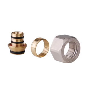 Art. 896 BRASS MULTILAYER PIPE ADAPTORS FOR 3/4×18 EUROKONUS