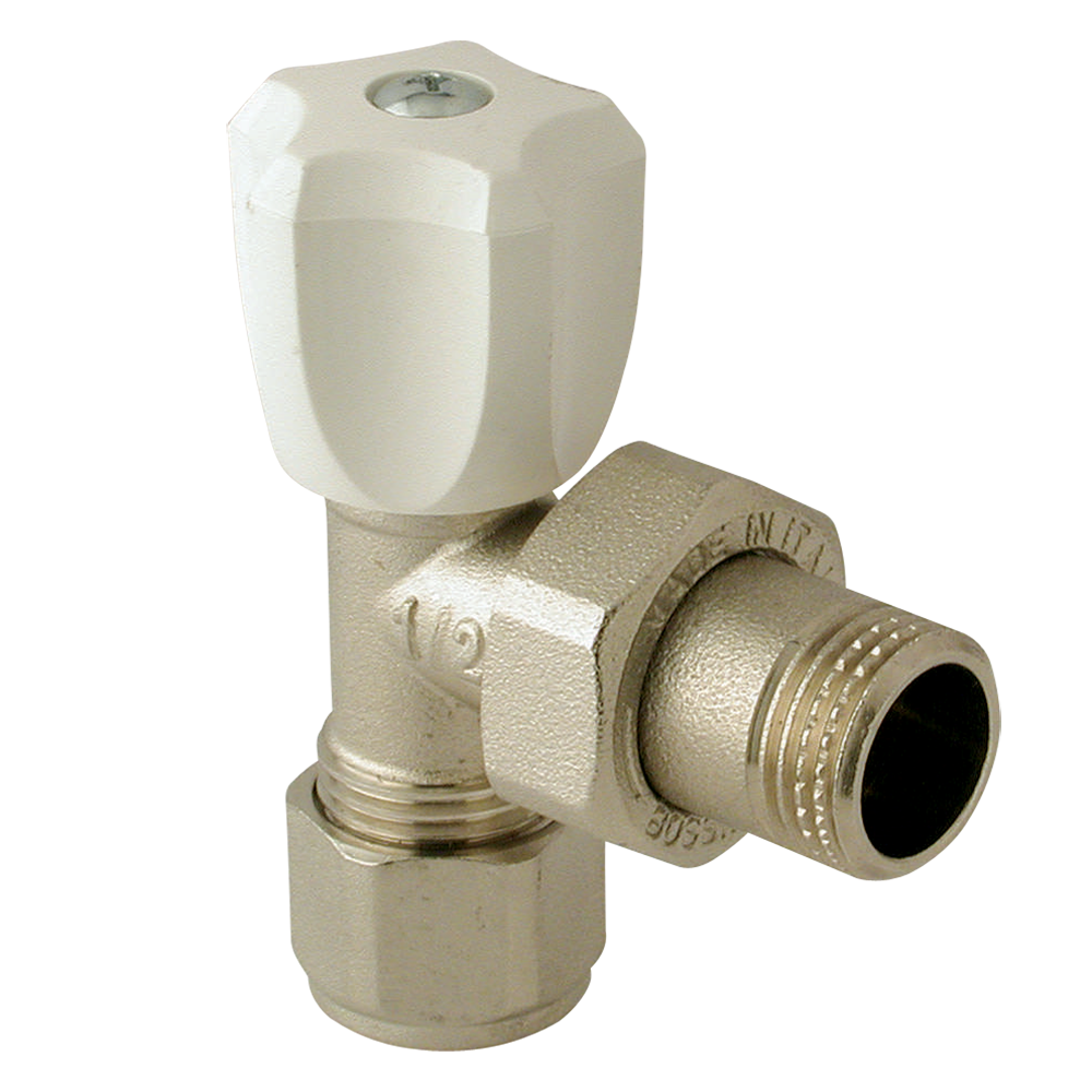 <span style="color: #ff0000; font-size: 24px;font-weight:600;">Art. 300</span><br> VÁLVULA ANGULAR MANUAL PARA RADIADORES EN LATÓN - Image 2