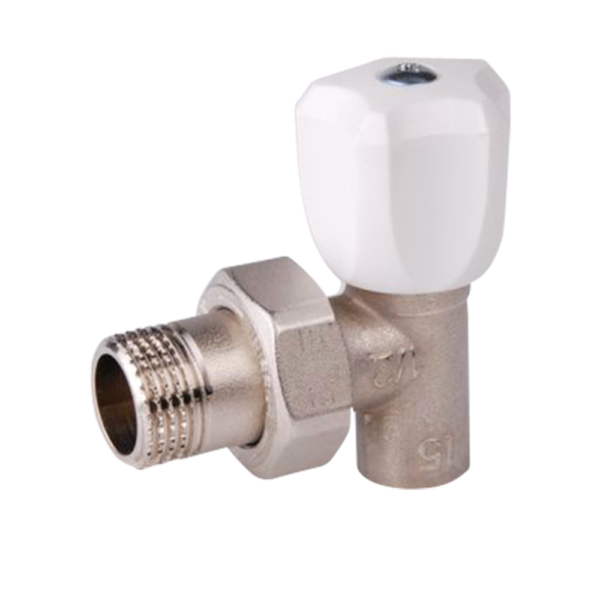 <span style="color: #ff0000; font-size: 24px;font-weight:600;">Art. 304</span><br> BRASS RADIATOR ANGLE VALVE FOR COPPER TUBE